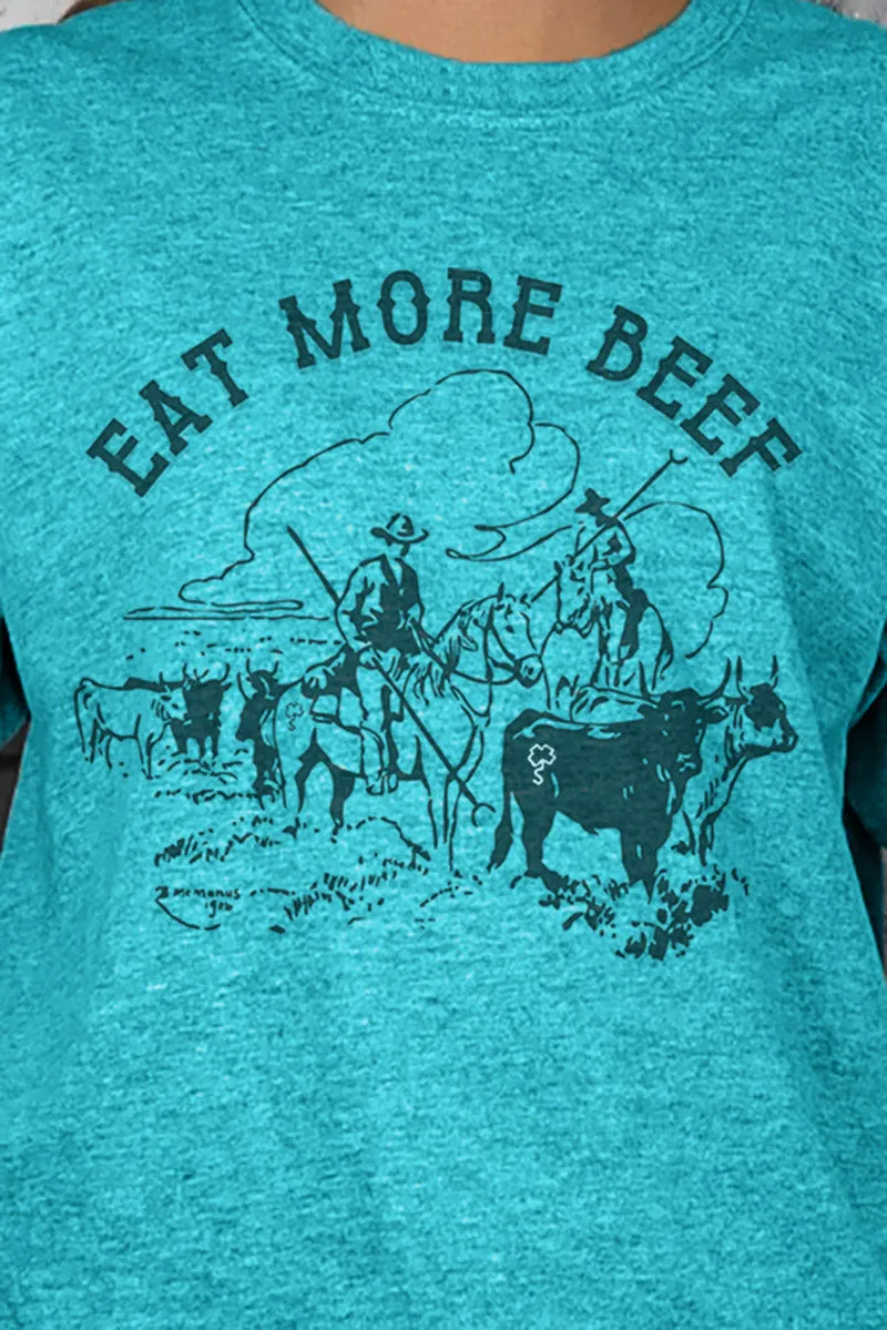 Eat More Beef Softstyle Adult T-Shirt