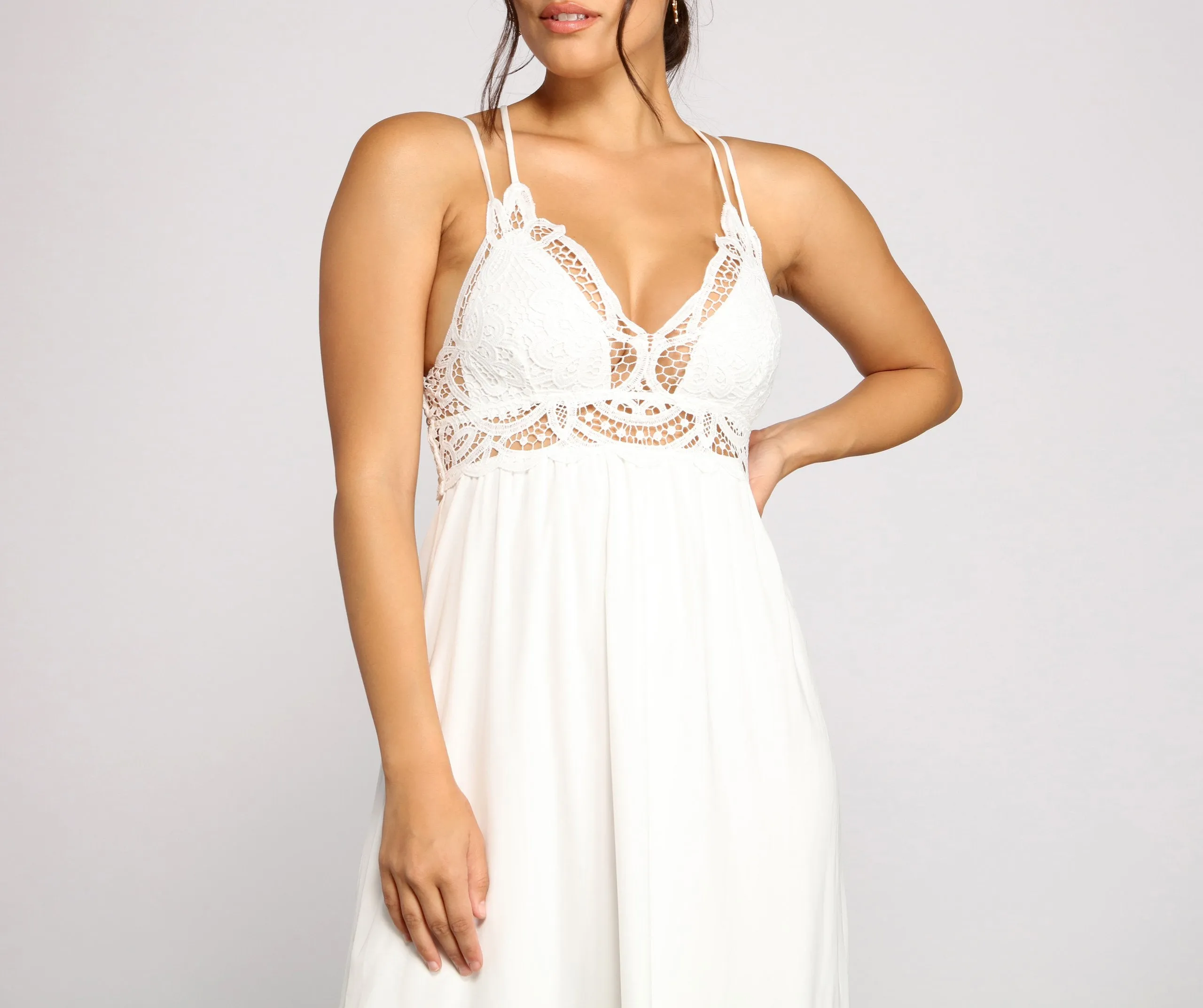Effortless Flowy Stylish Woven Maxi Dress