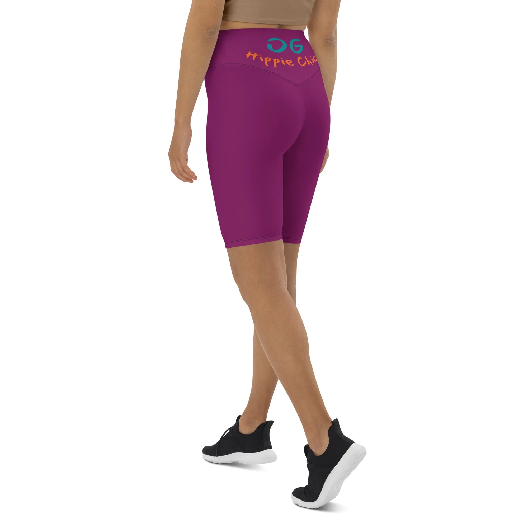 Eggplant Biker Shorts