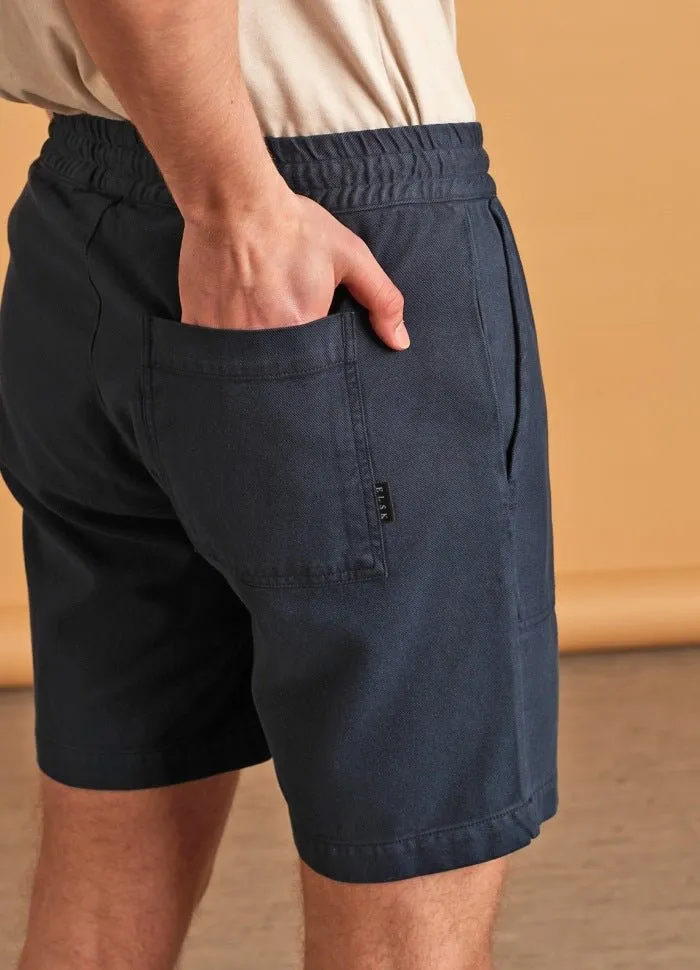 ELSK® EDDIE MEN'S DRAWSTRING SHORTS - DARK NAVY