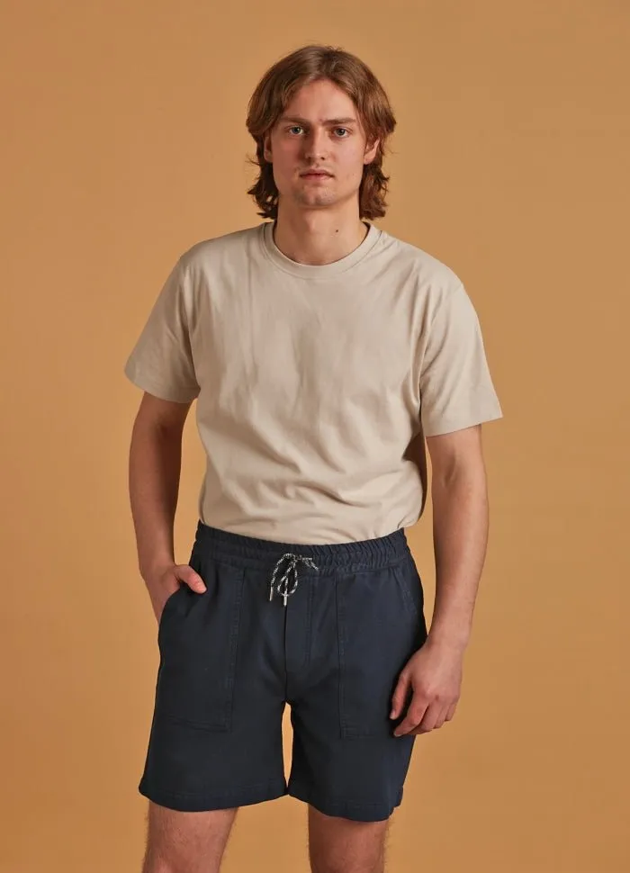 ELSK® EDDIE MEN'S DRAWSTRING SHORTS - DARK NAVY