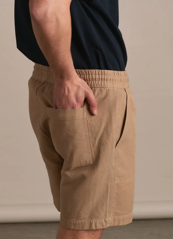 ELSK® EDDIE MEN'S DRAWSTRING SHORTS - DUNE