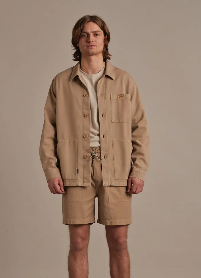 ELSK® EDDIE MEN'S DRAWSTRING SHORTS - DUNE