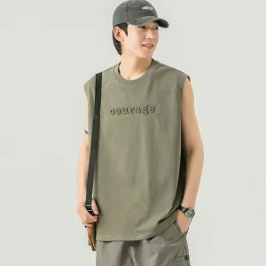 Embroidery Sleeveless Top