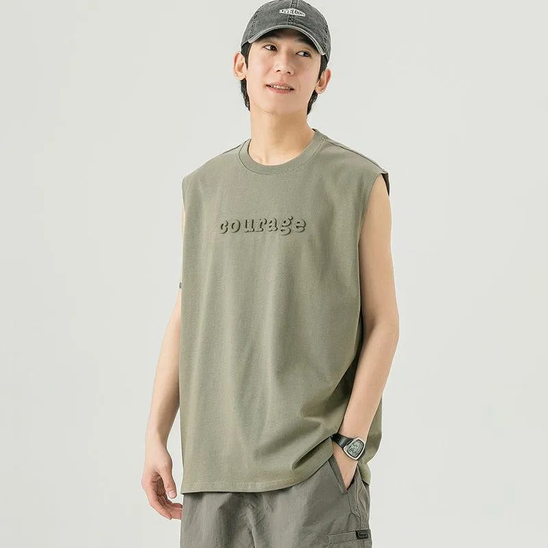 Embroidery Sleeveless Top