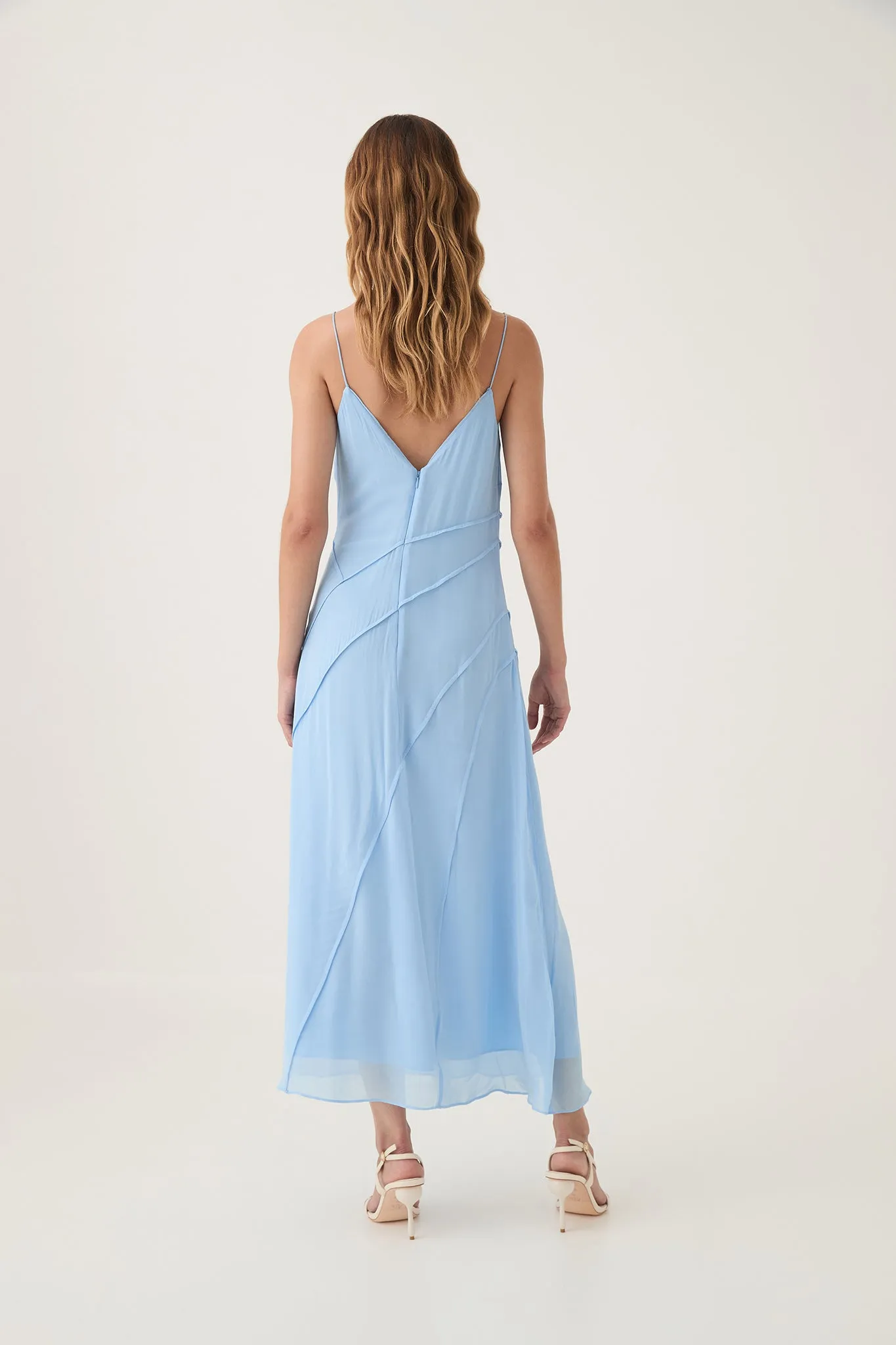 Exurbia Seamed Midi Dress