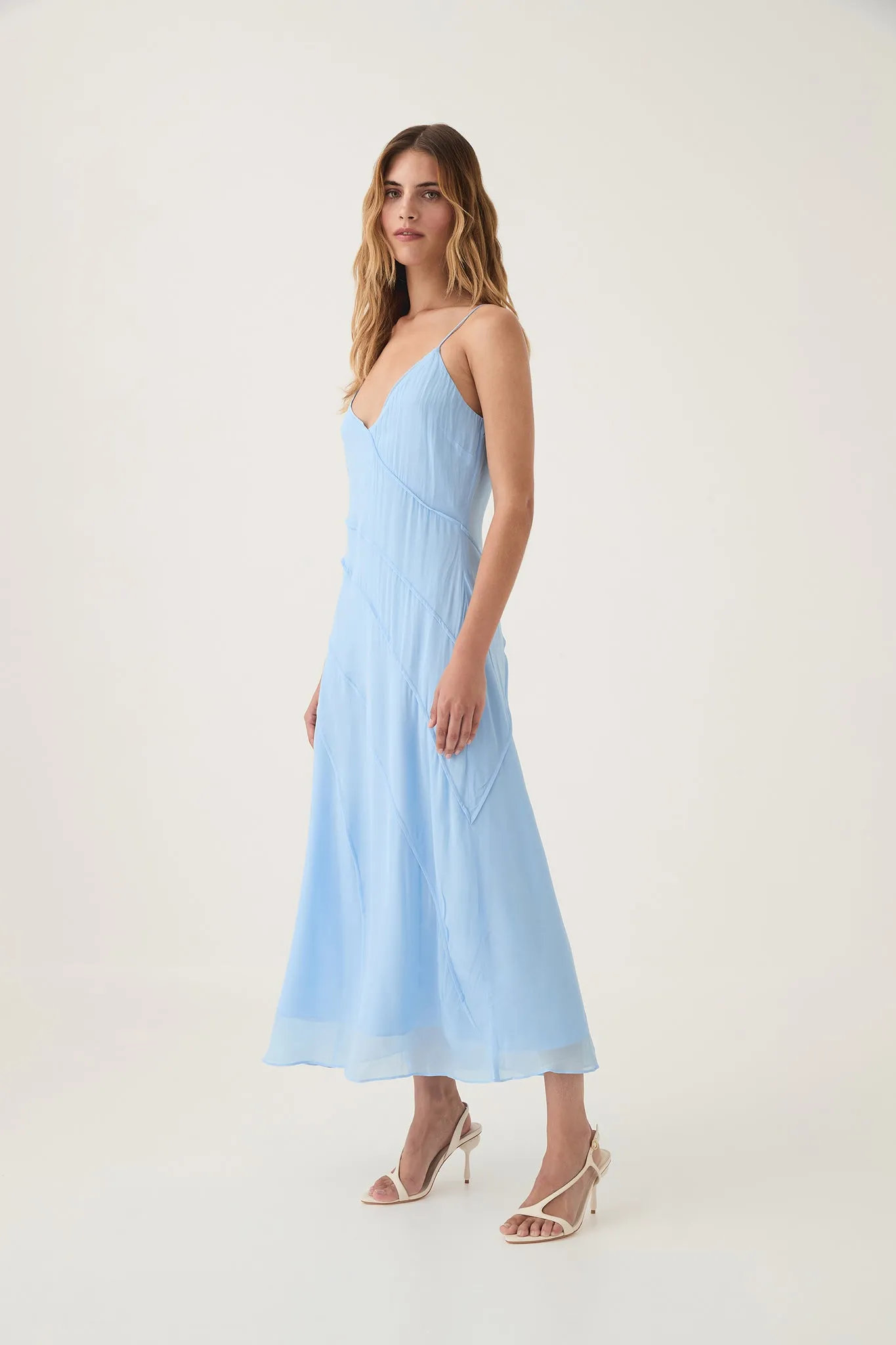 Exurbia Seamed Midi Dress