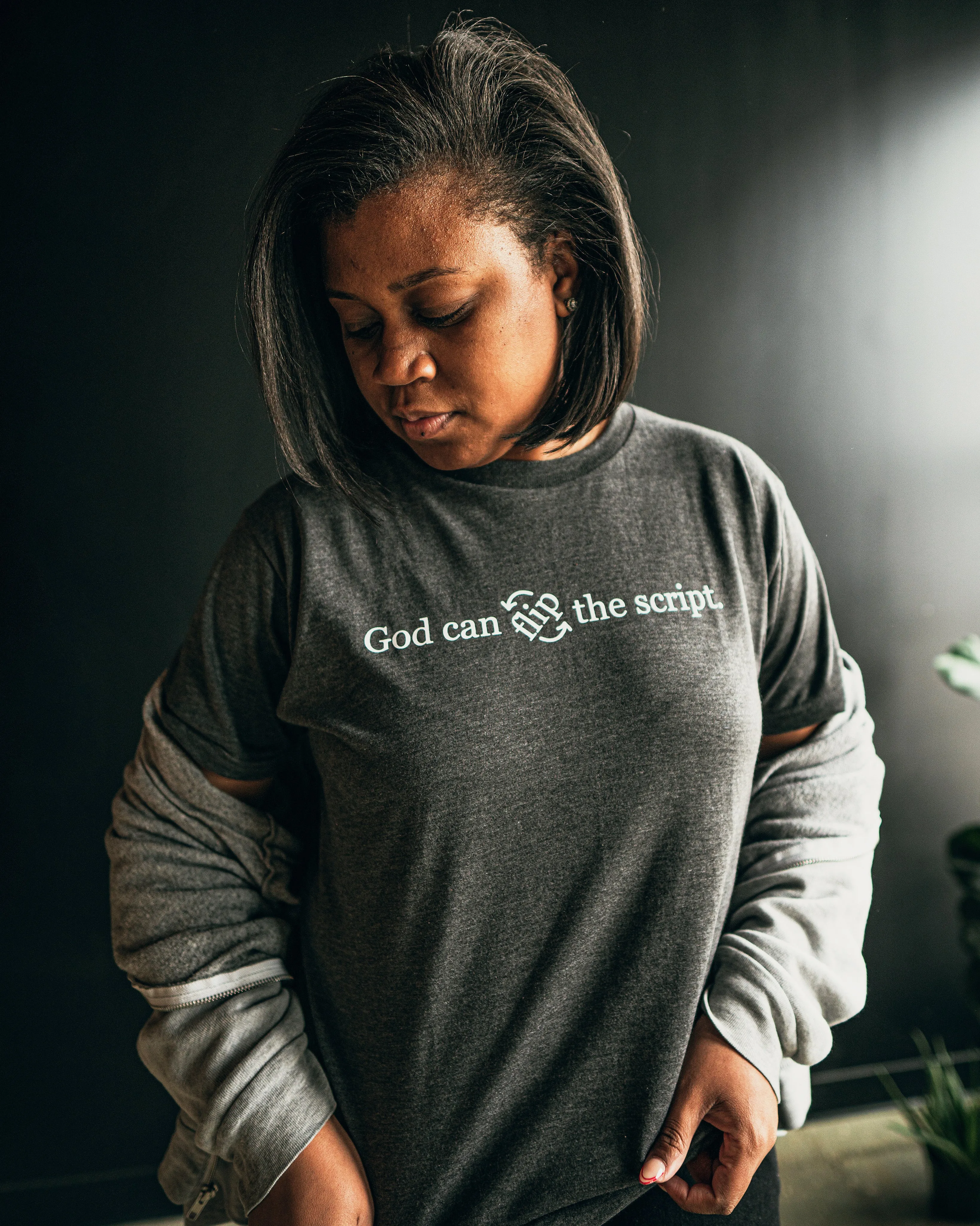 Flip The Script Adult Box T-Shirt