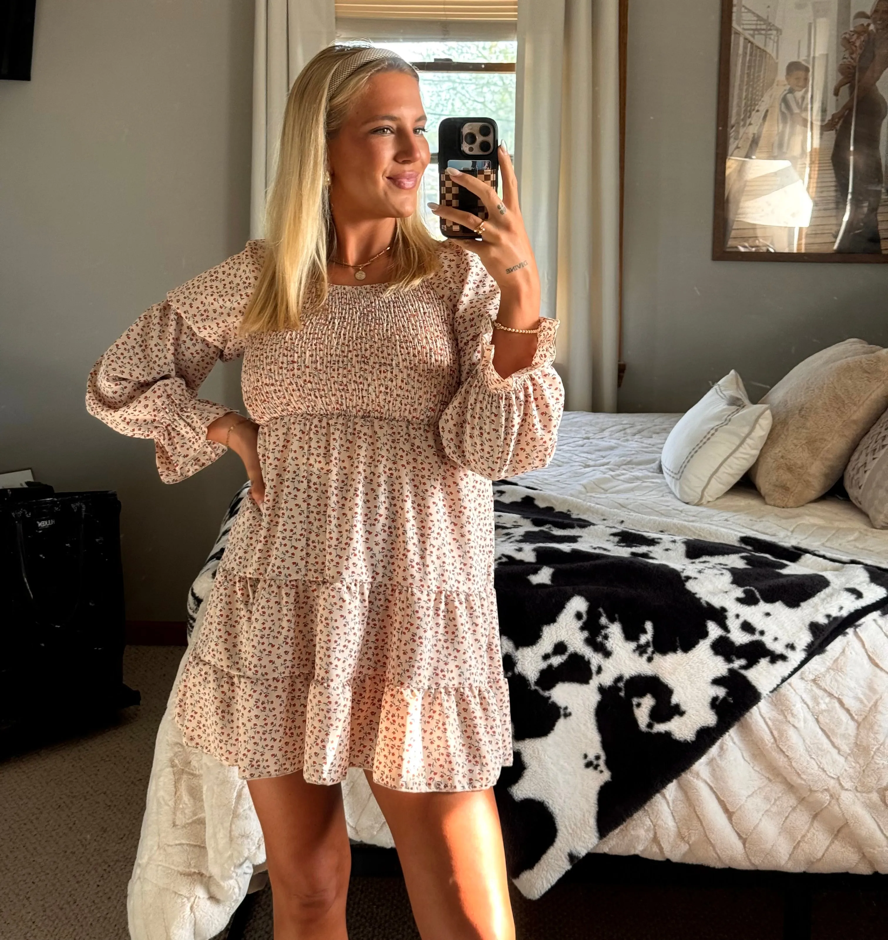 Floral Tiered Dress