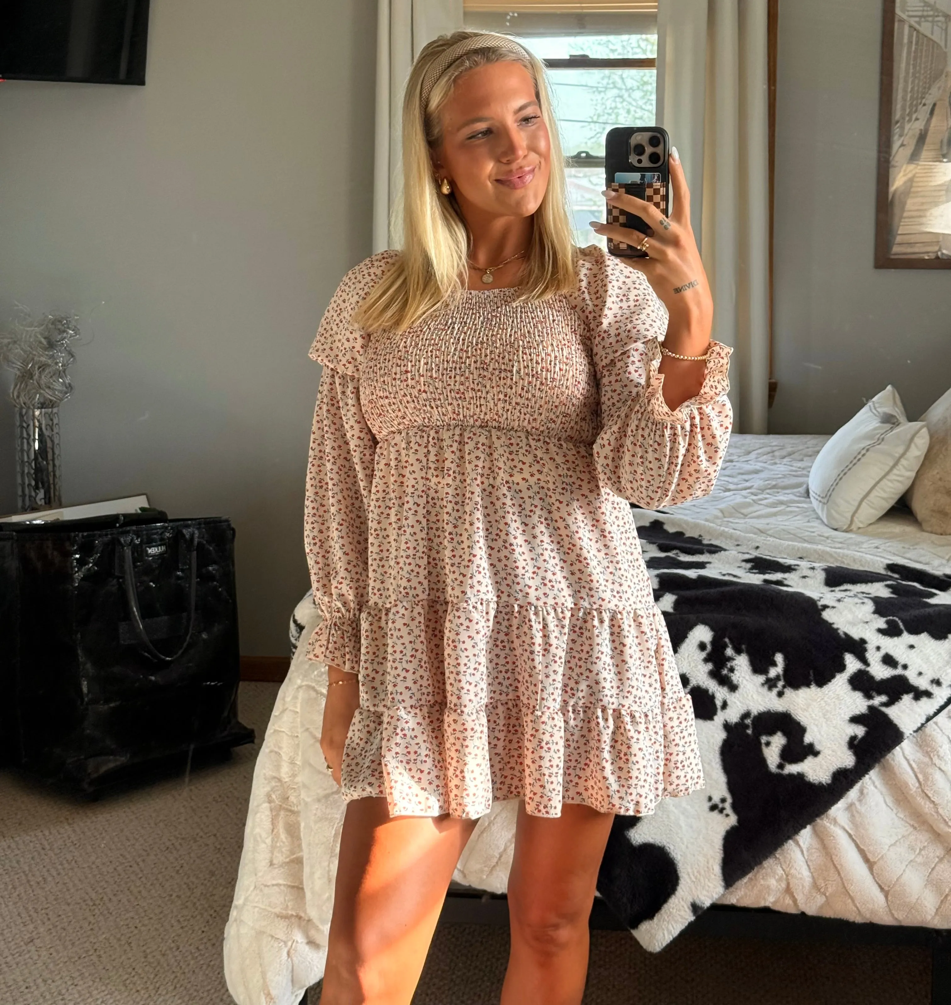 Floral Tiered Dress