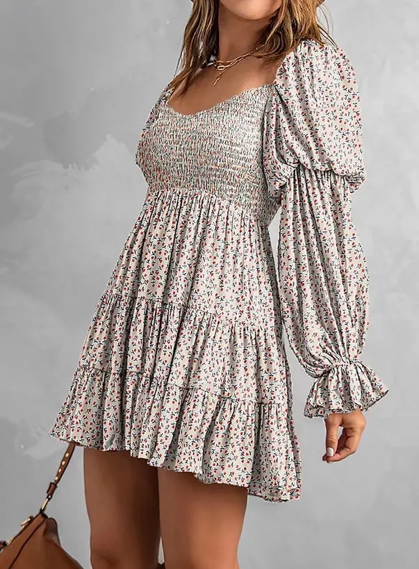 Floral Tiered Dress
