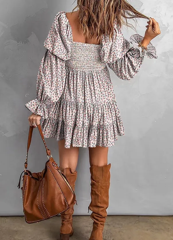 Floral Tiered Dress