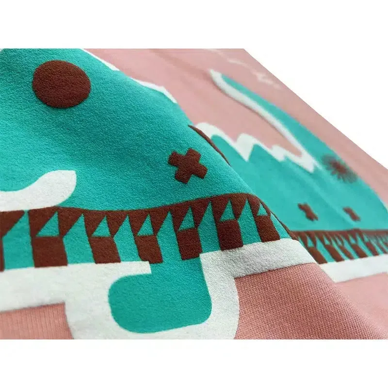 Foam Graphic Print Sleeveless Vest