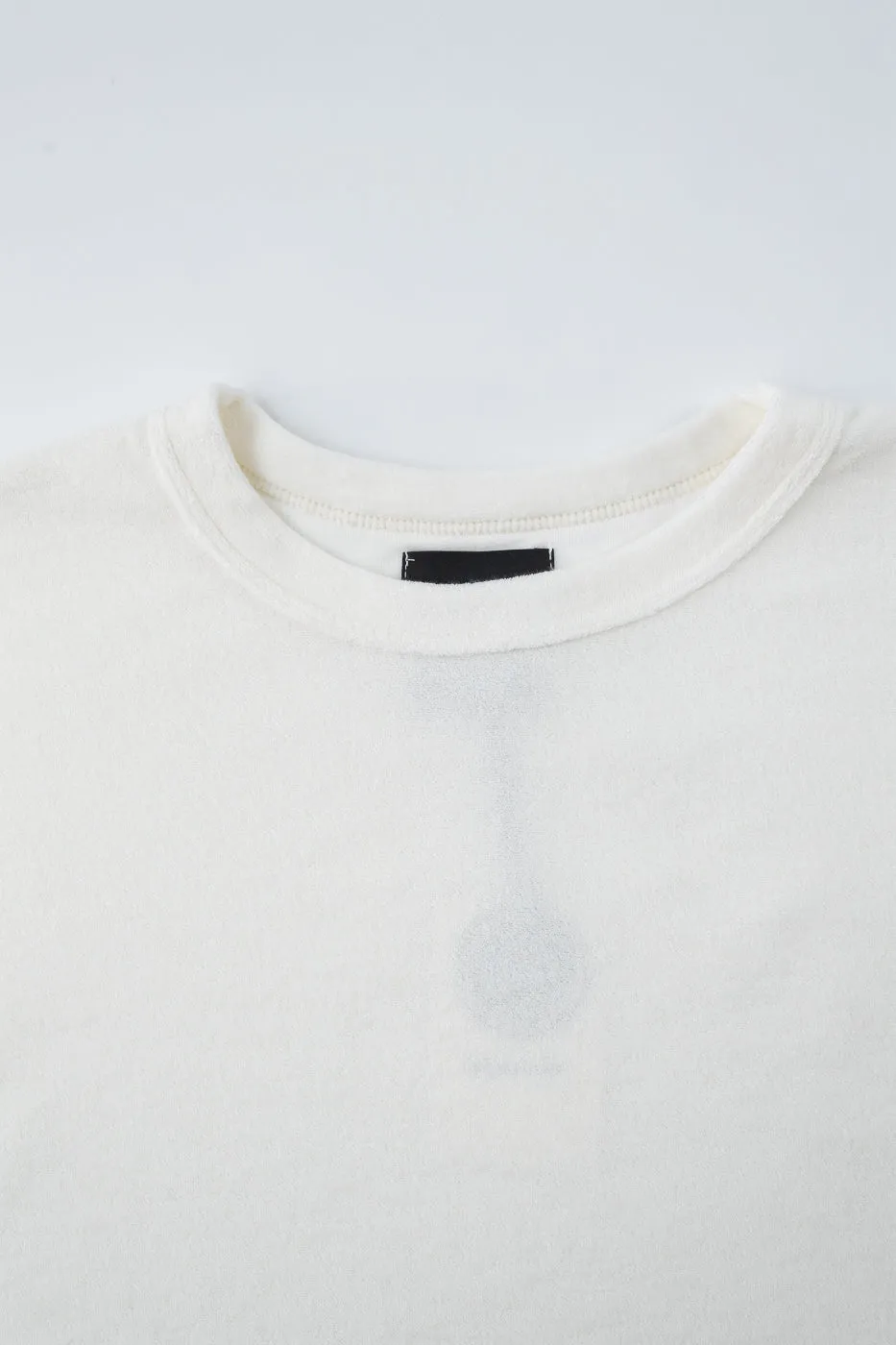 Fons Boxy Fit Towel T-Shirt - Ecru