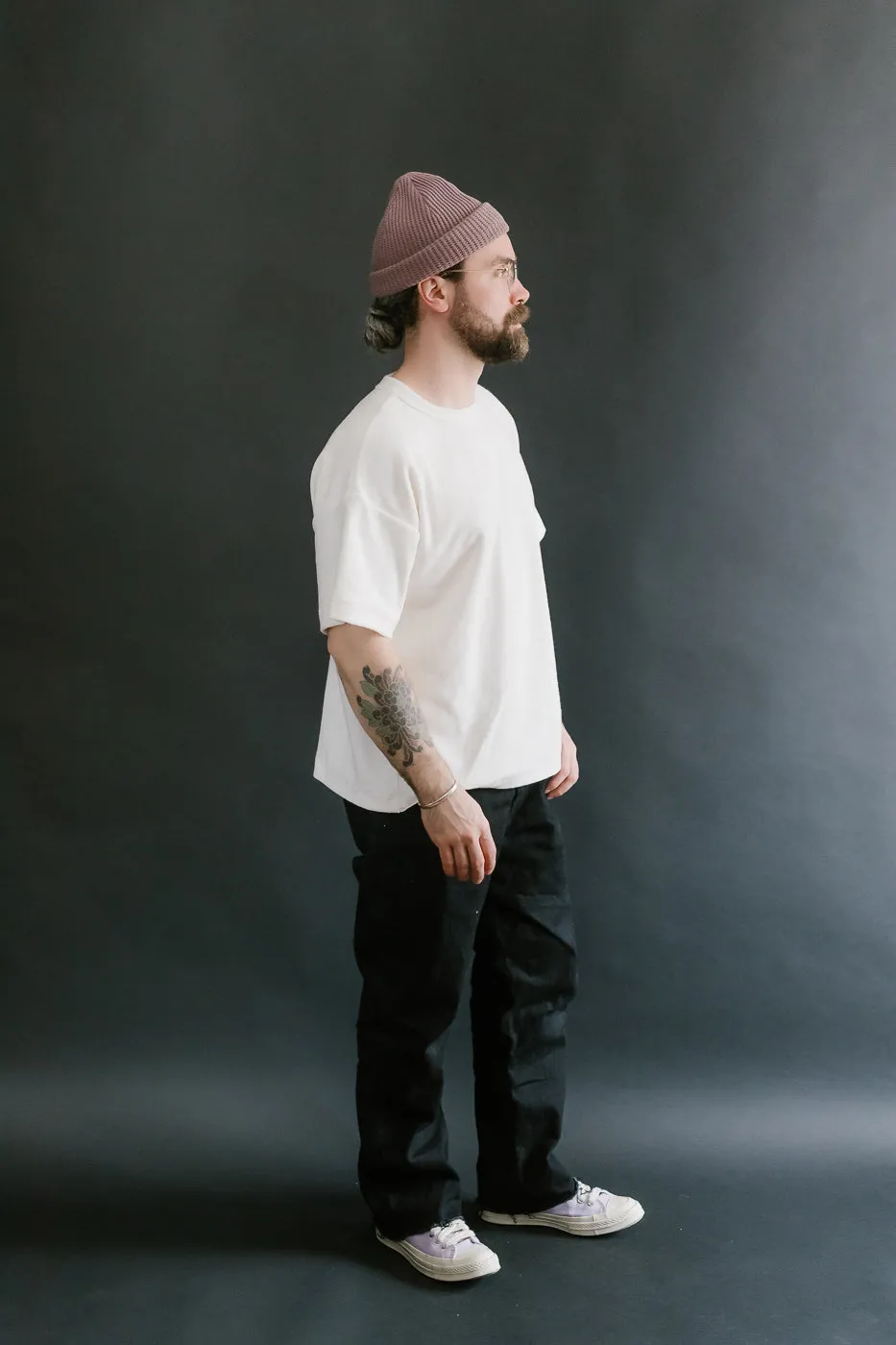 Fons Boxy Fit Towel T-Shirt - Ecru