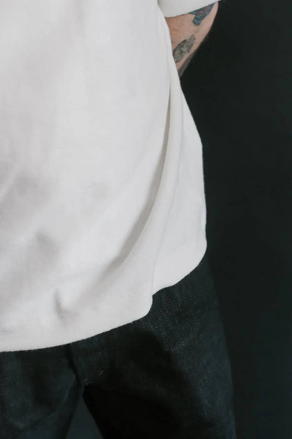 Fons Boxy Fit Towel T-Shirt - Ecru