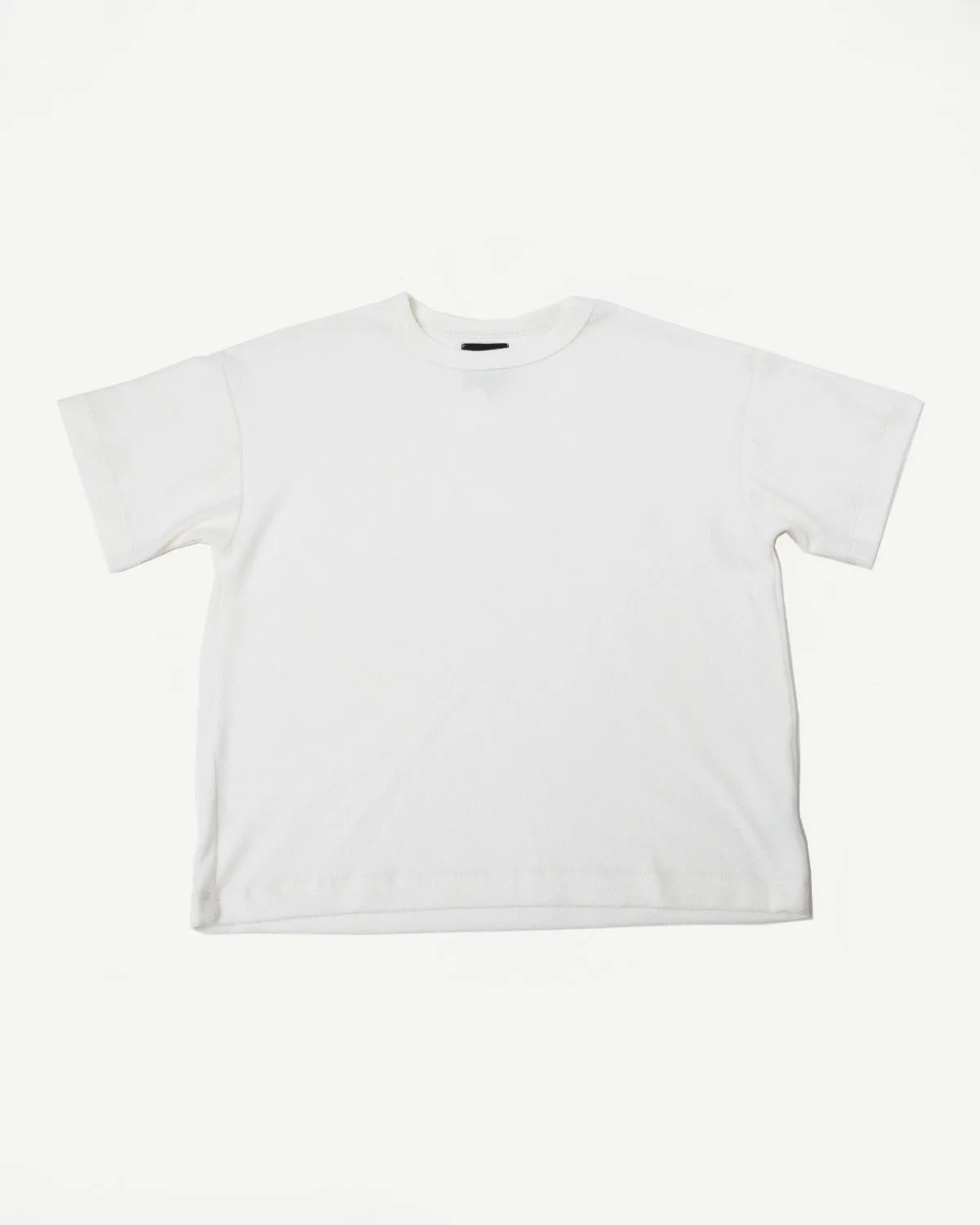 Fons Boxy Fit Towel T-Shirt - Ecru