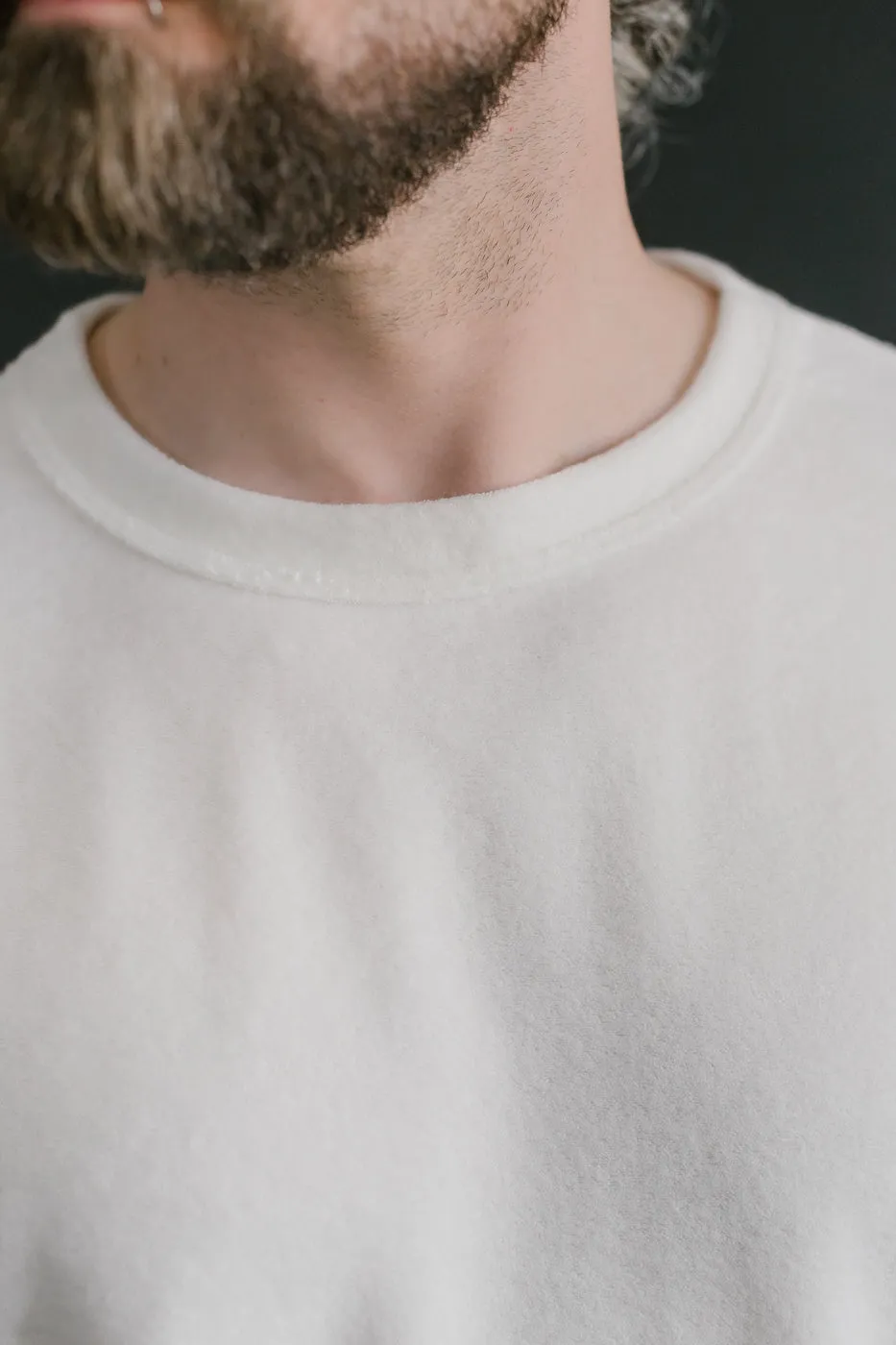 Fons Boxy Fit Towel T-Shirt - Ecru