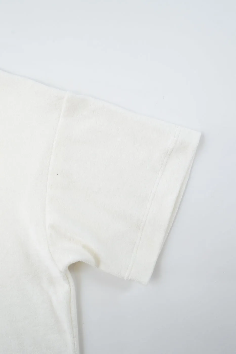 Fons Boxy Fit Towel T-Shirt - Ecru