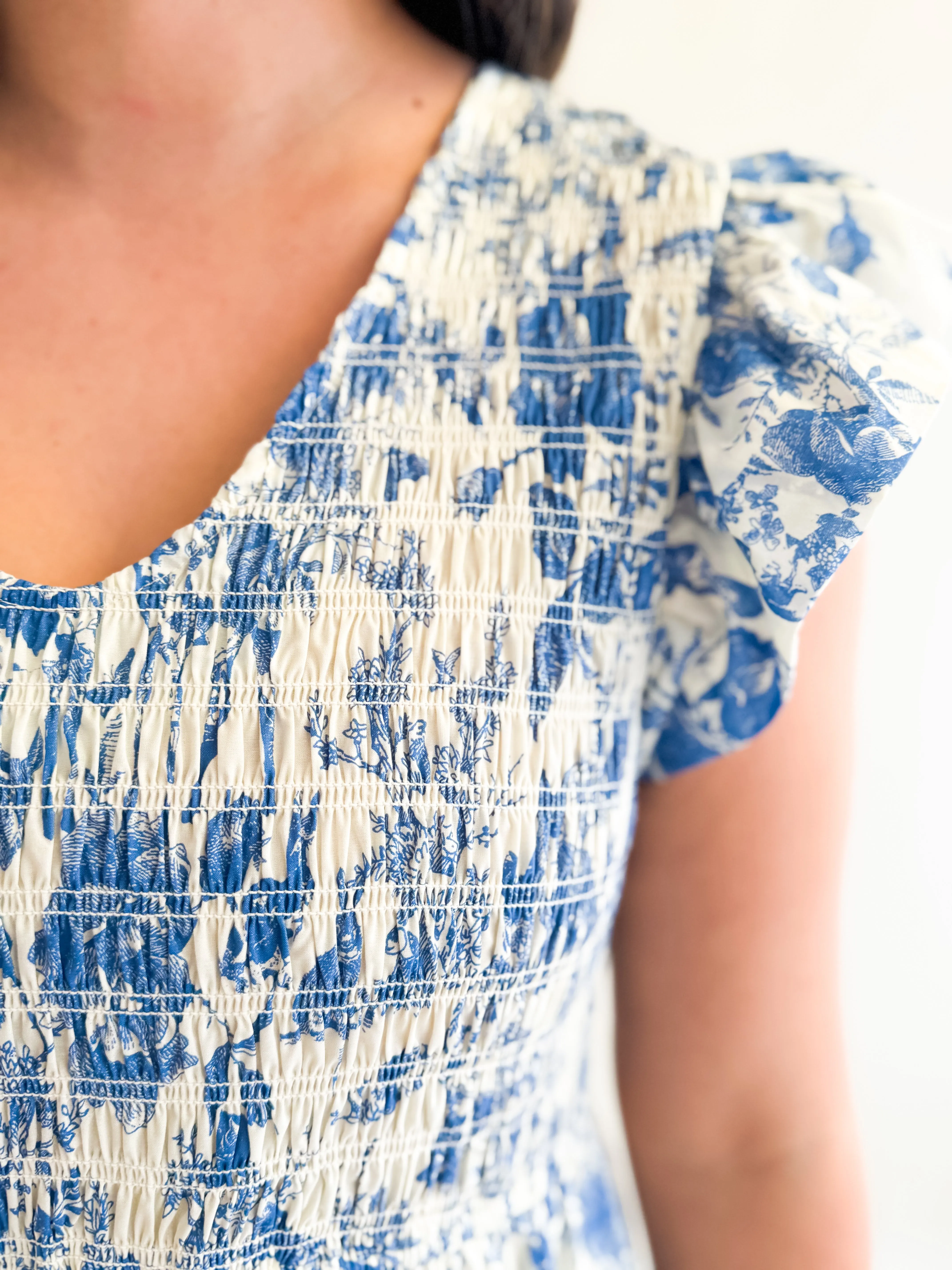 Forest Printed Midi Dress