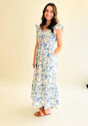 Forest Printed Midi Dress