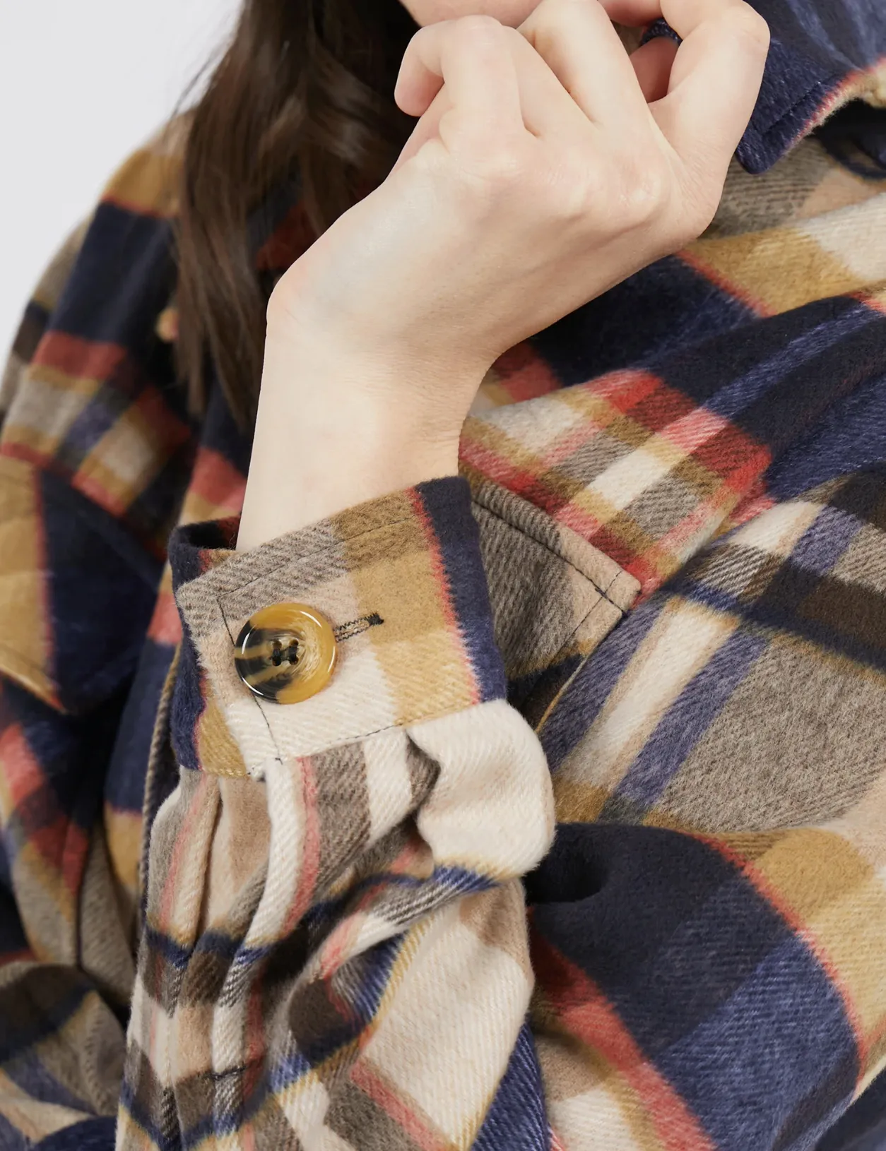 Foxwood Noemi Check Shacket