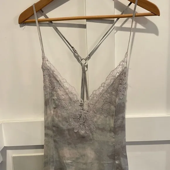 Free People Intimately NWT Chasing Shadows Midi Tie Dye Slip Dress