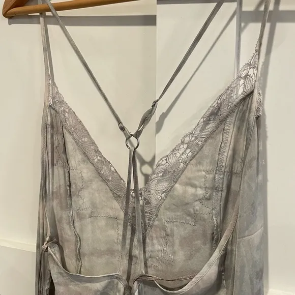 Free People Intimately NWT Chasing Shadows Midi Tie Dye Slip Dress