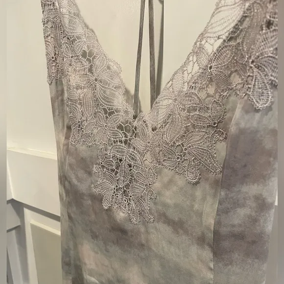 Free People Intimately NWT Chasing Shadows Midi Tie Dye Slip Dress