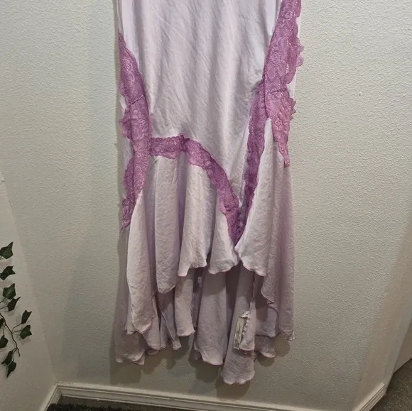 Free People NEW Neon Nights Midi Slip Dress Medium