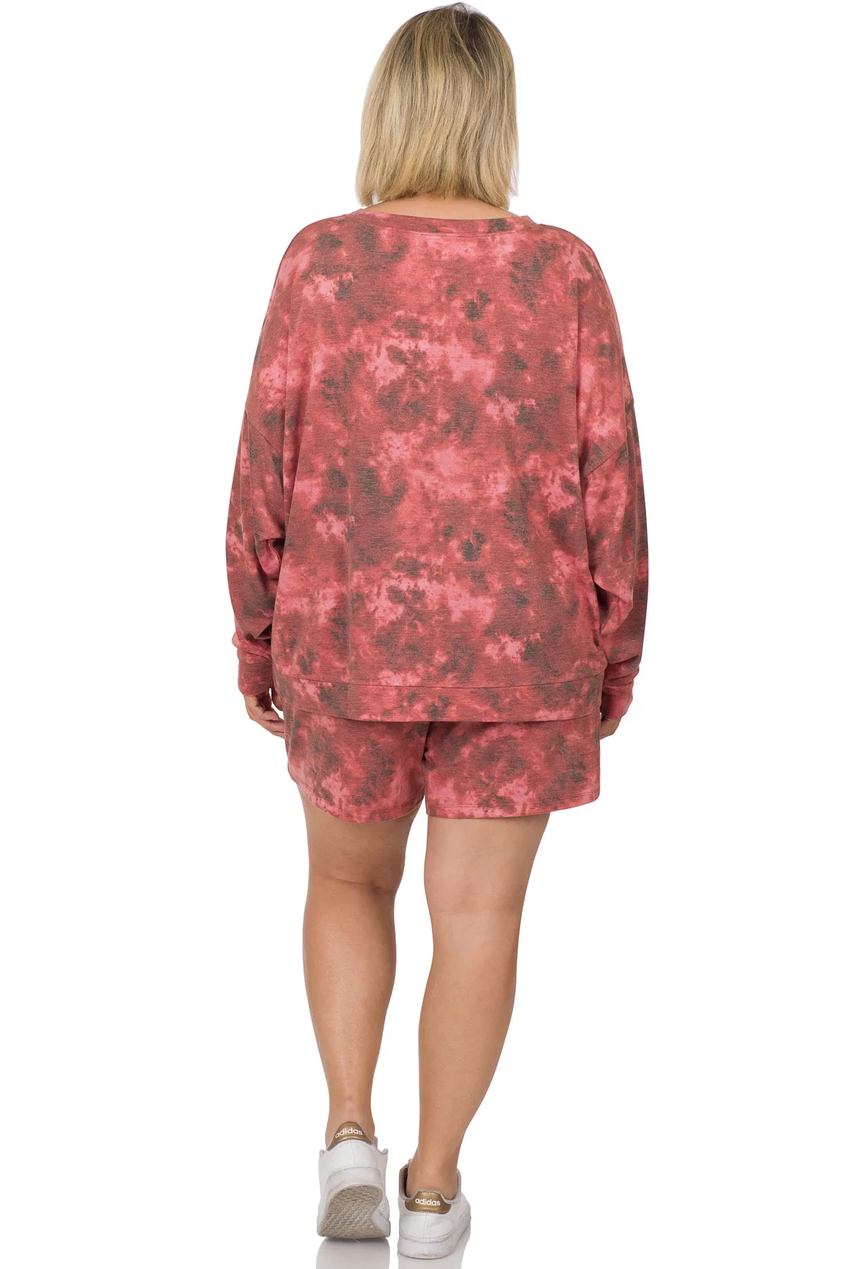 French Terry Tye Dye Shorts Set