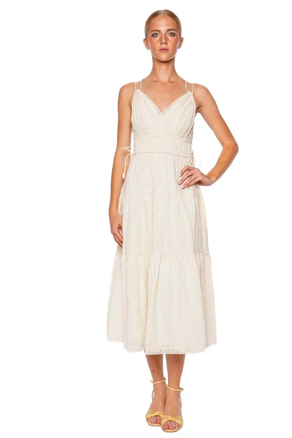 Freya Pristine Cotton Midi Dress