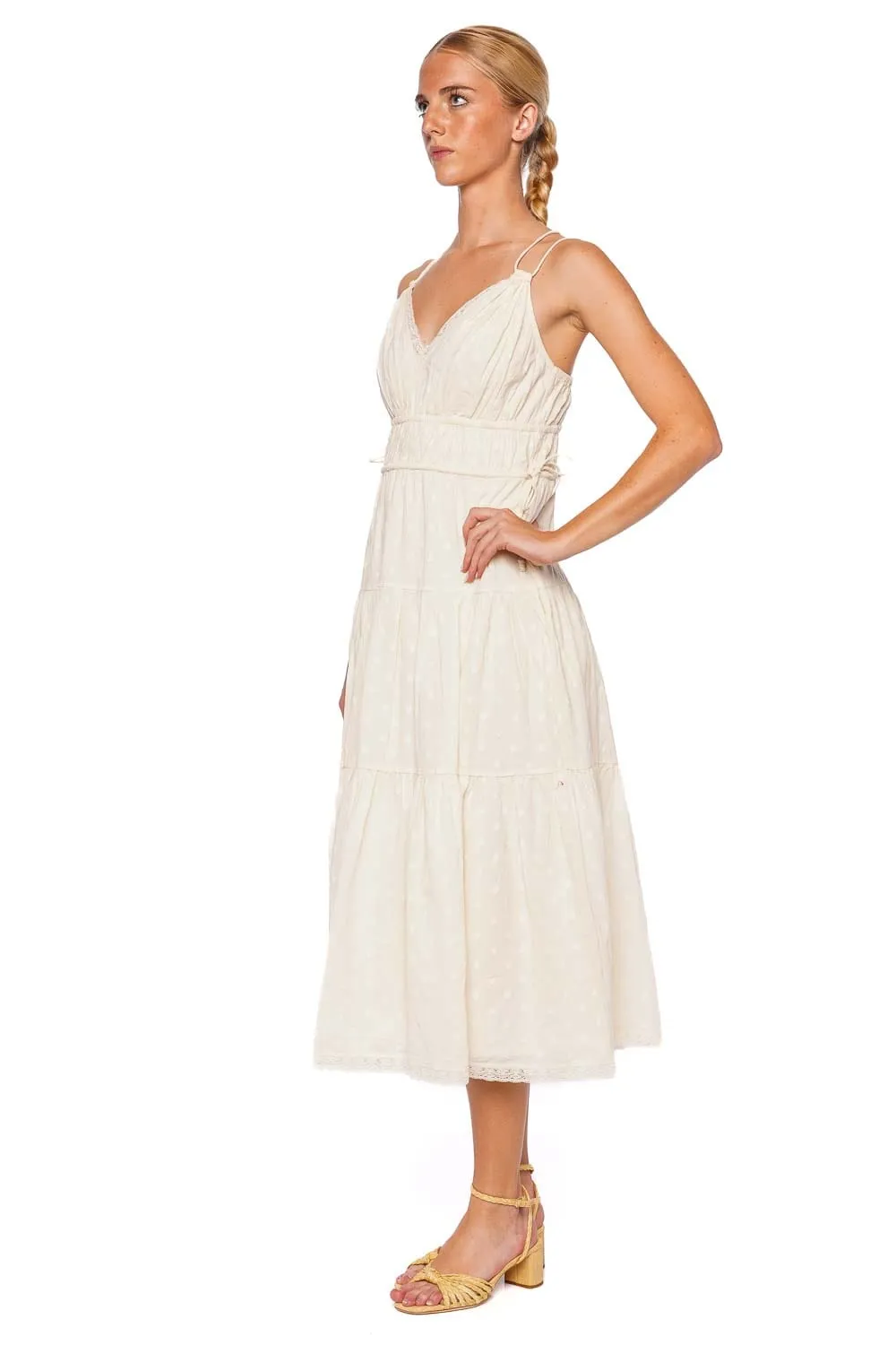 Freya Pristine Cotton Midi Dress