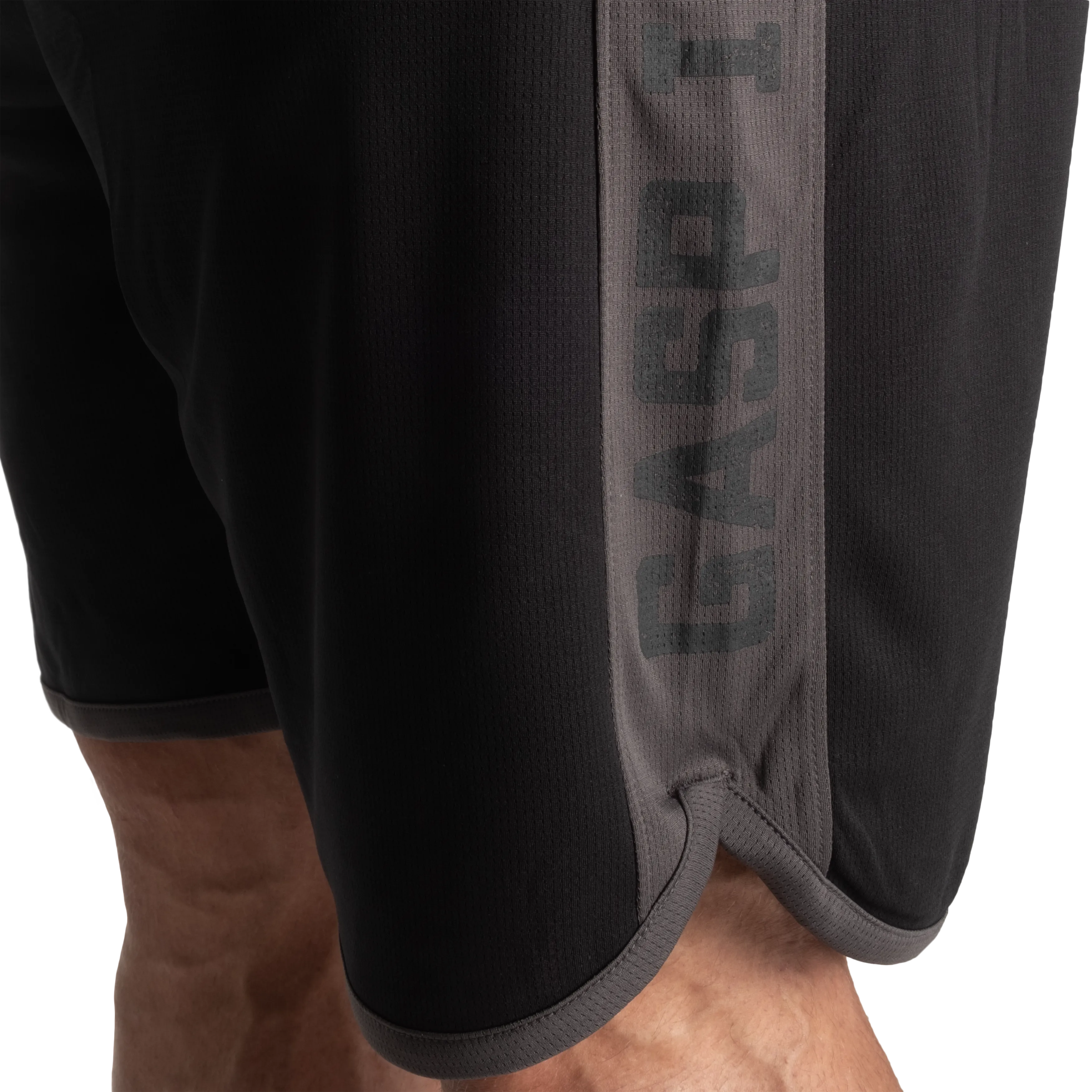 Gasp Mesh Shorts, Black/Grey