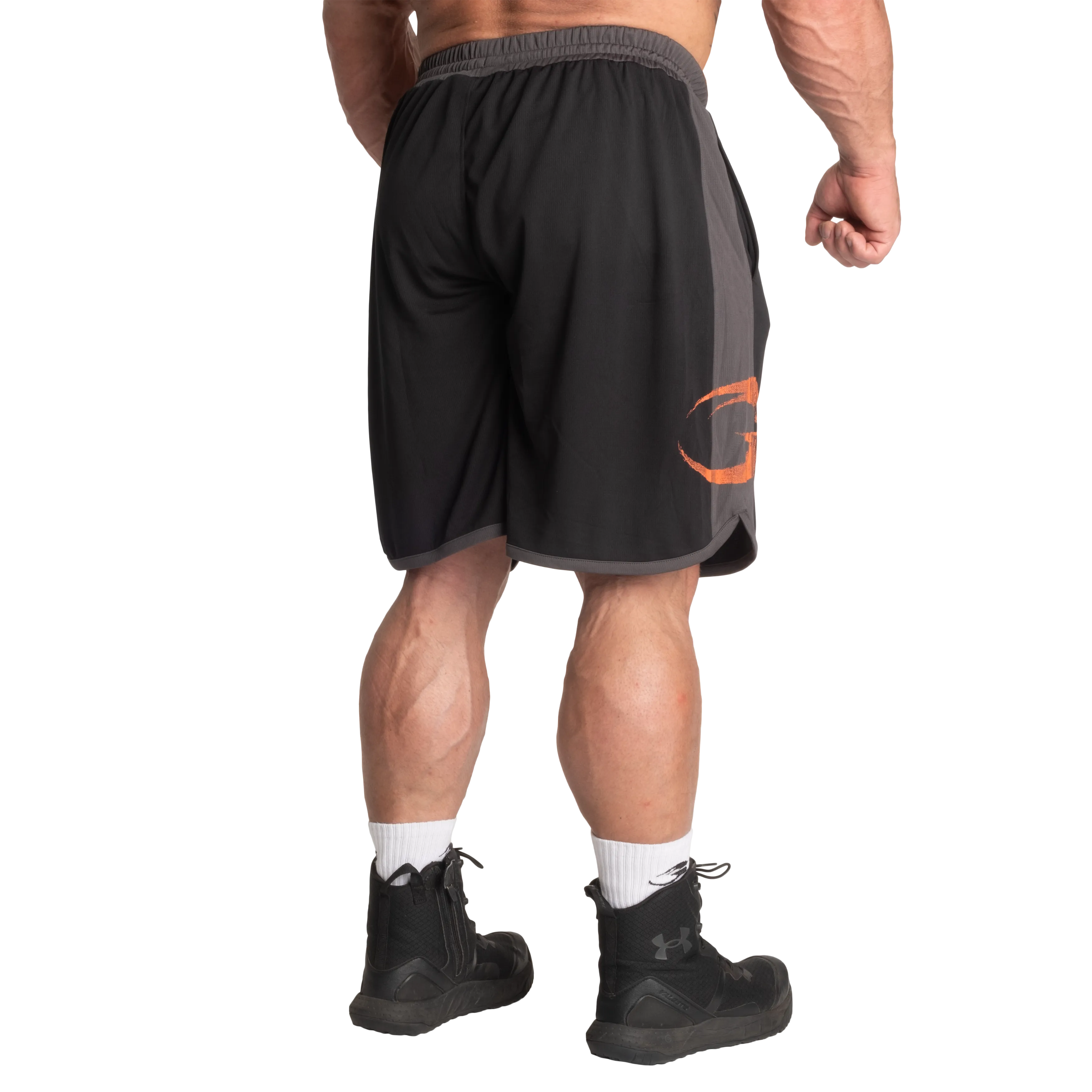 Gasp Mesh Shorts, Black/Grey