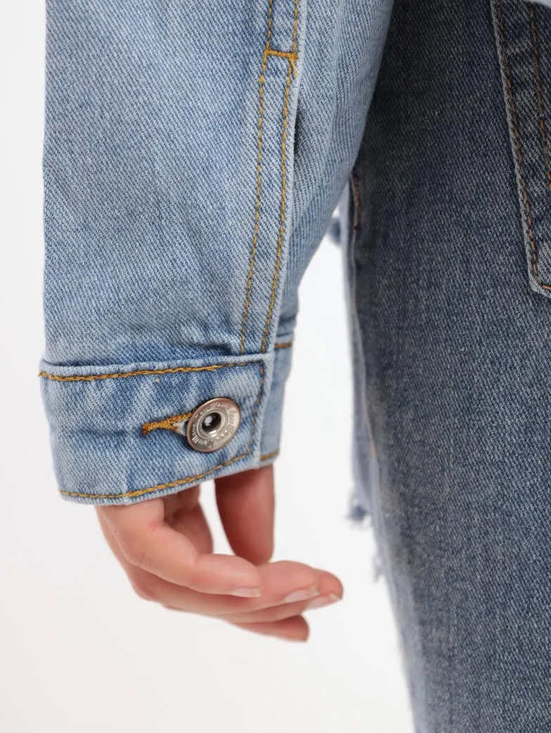 Girls Shacket - Demin