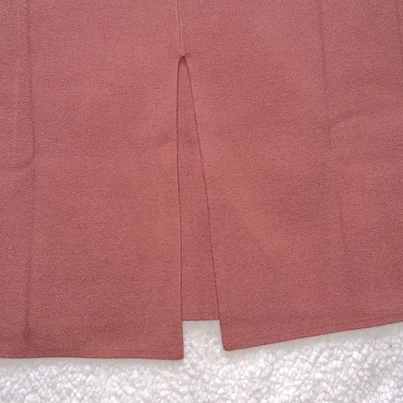 Good American midi skirt dusty rose size 7/8 NWT