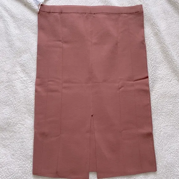 Good American midi skirt dusty rose size 7/8 NWT