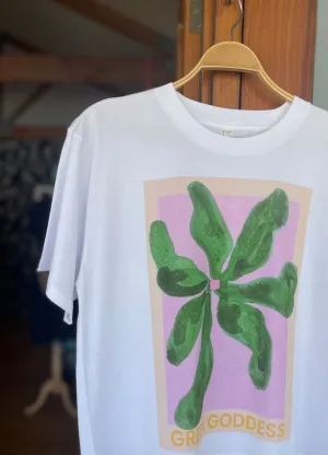 Green Goddess Boxy Crop Tee