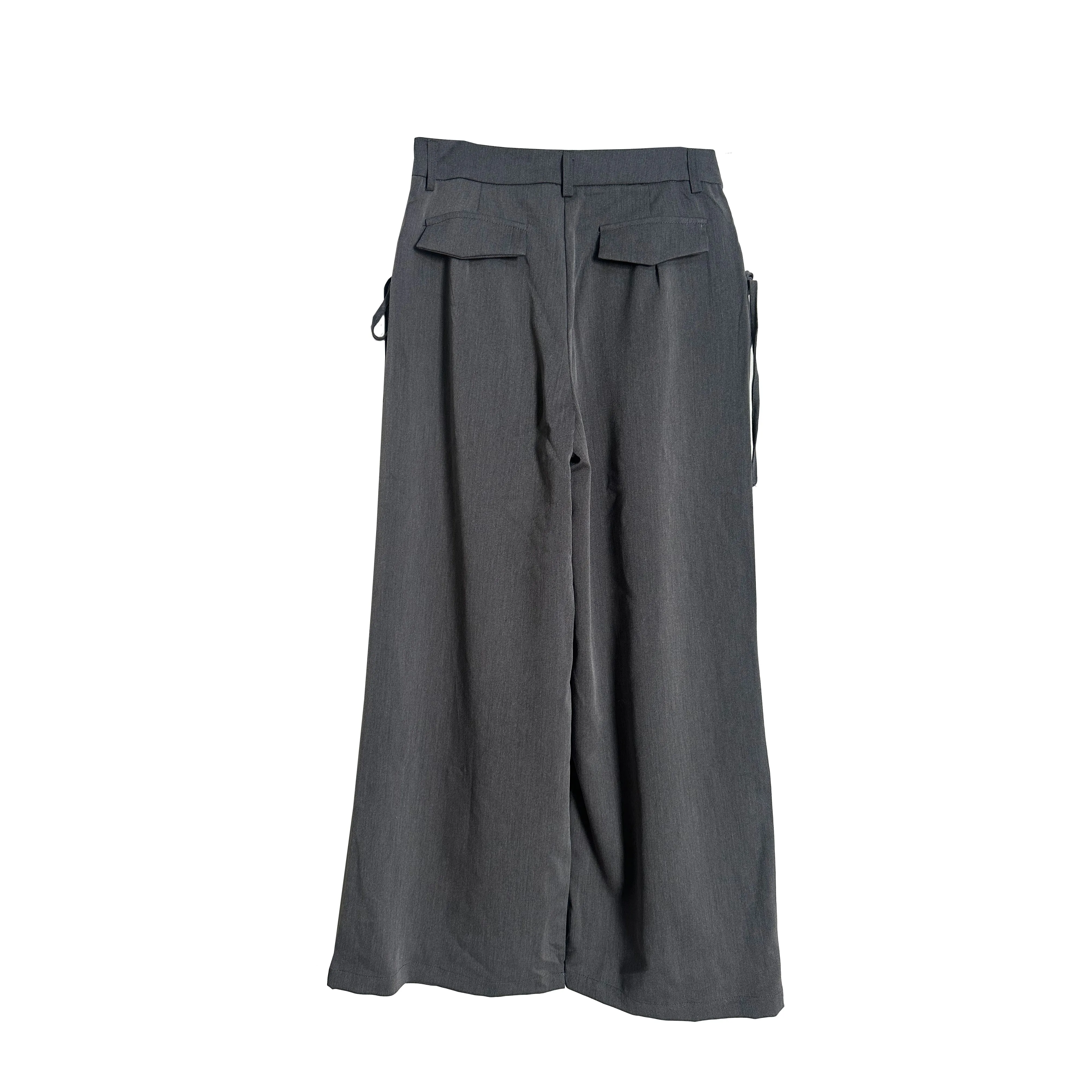 Grey Trousers with Bow