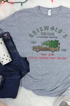 Griswolds Tree Farm Unisex Dri-Power Poly Tee