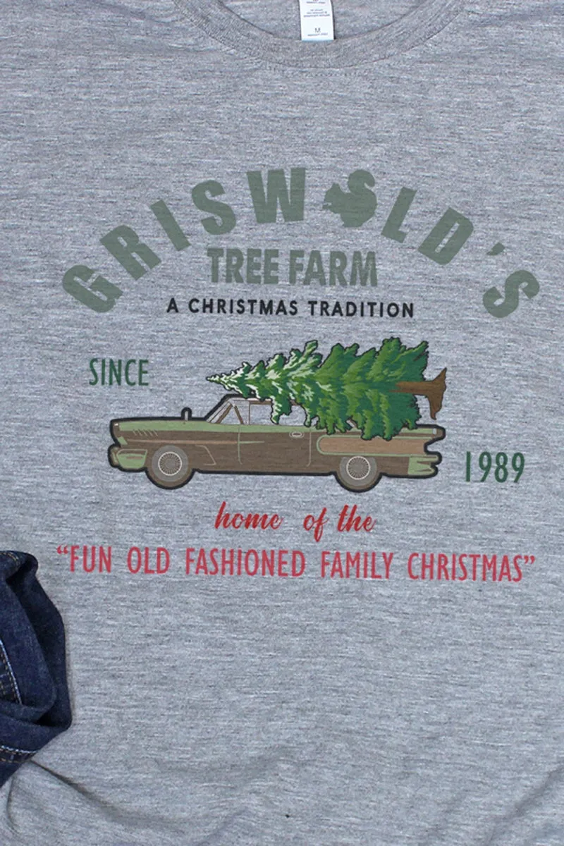 Griswolds Tree Farm Unisex Dri-Power Poly Tee