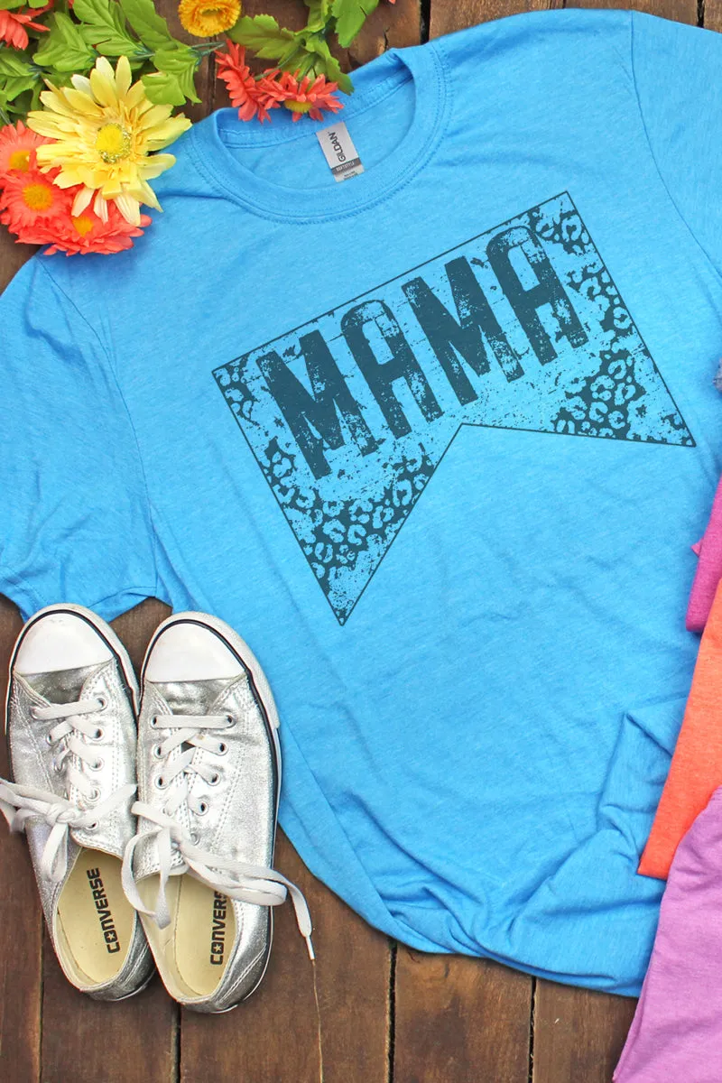 Grunge Leopard Mama Softstyle Adult T-Shirt