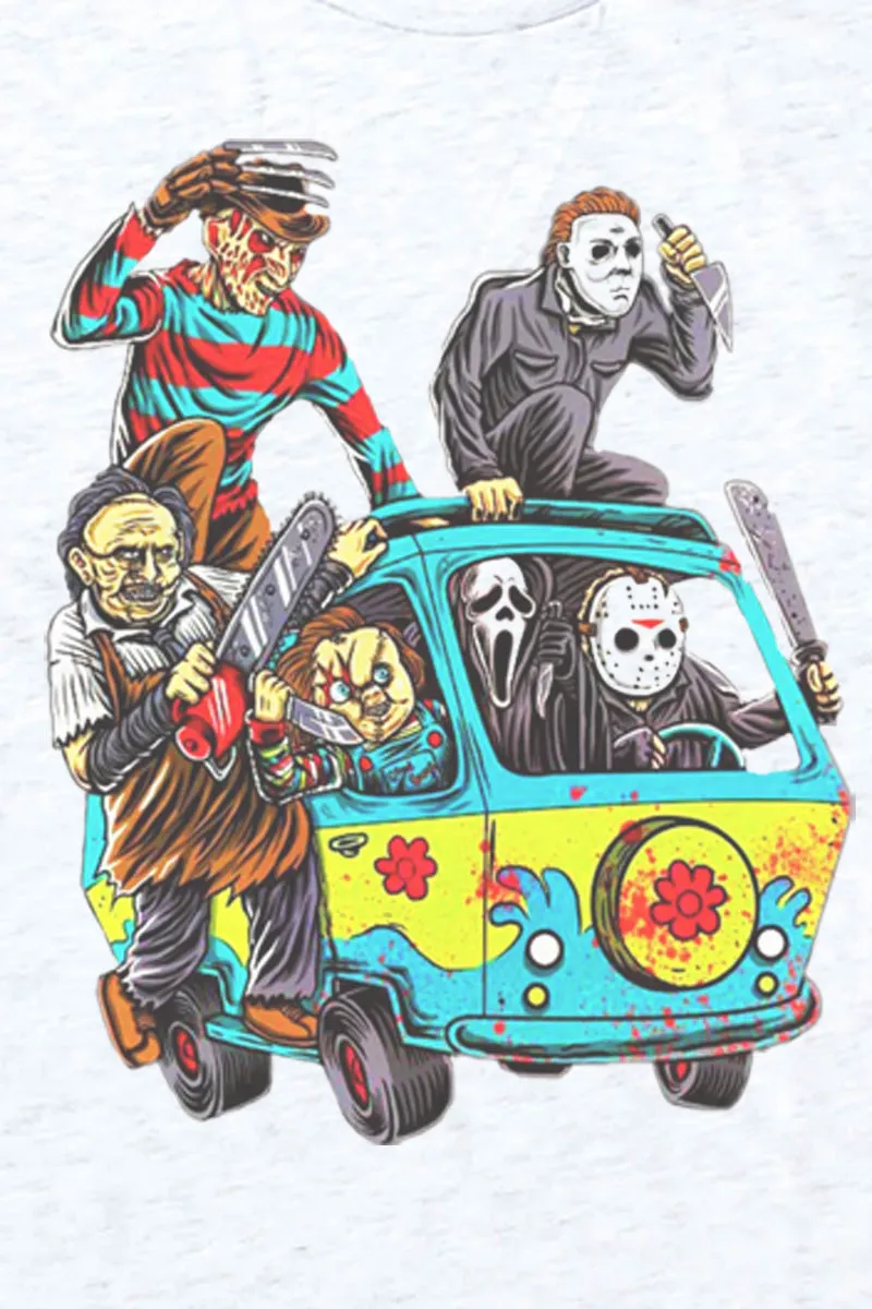 Halloween Gang Tri-Blend Crew Tee