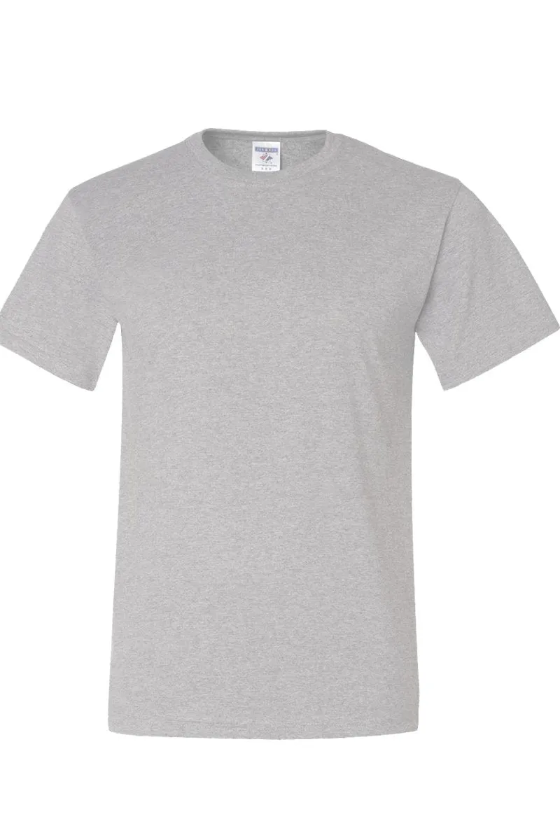 Happy Face Softball Vibes Unisex Dri-Power 50/50 Tee