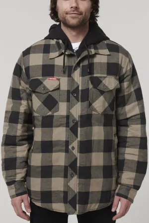 Hard Yakka Quilted Flannelette Shacket