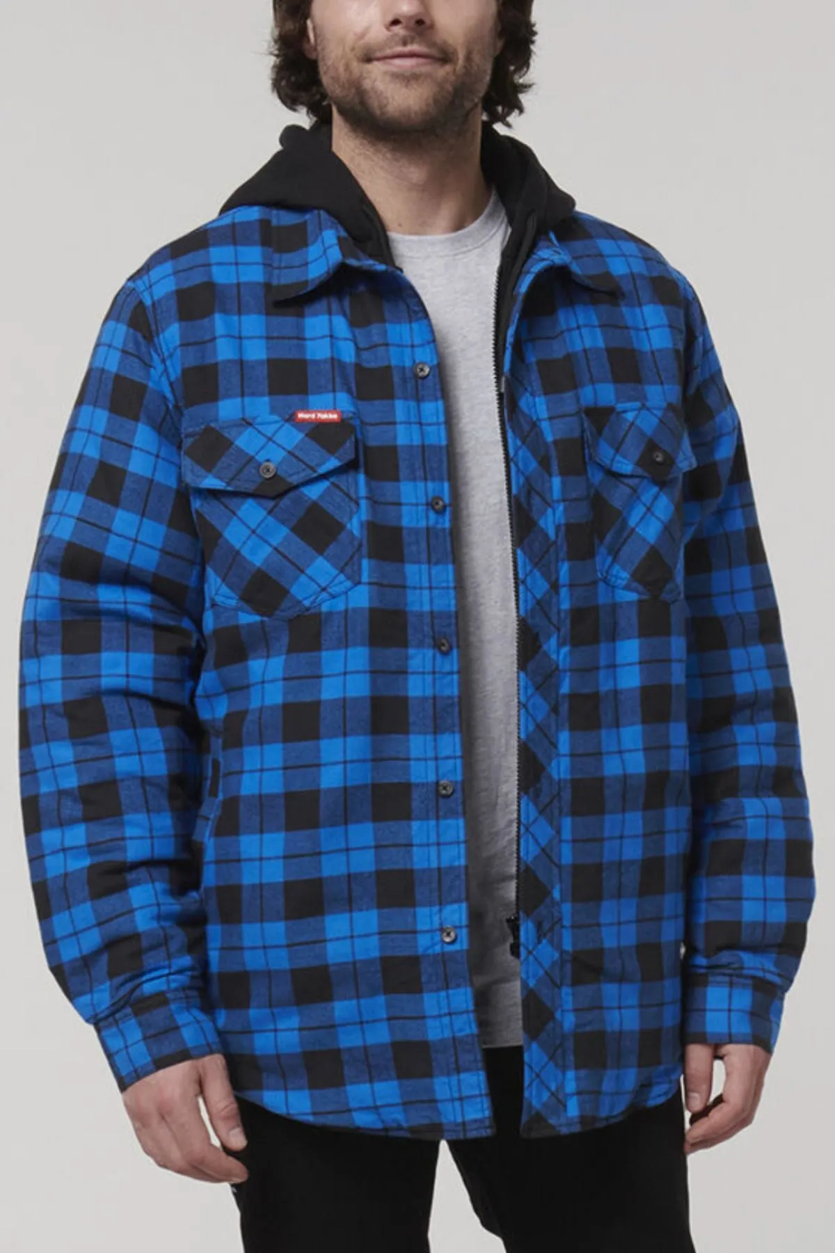 Hard Yakka Quilted Flannelette Shacket