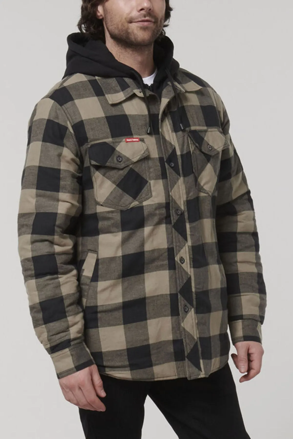 Hard Yakka Quilted Flannelette Shacket