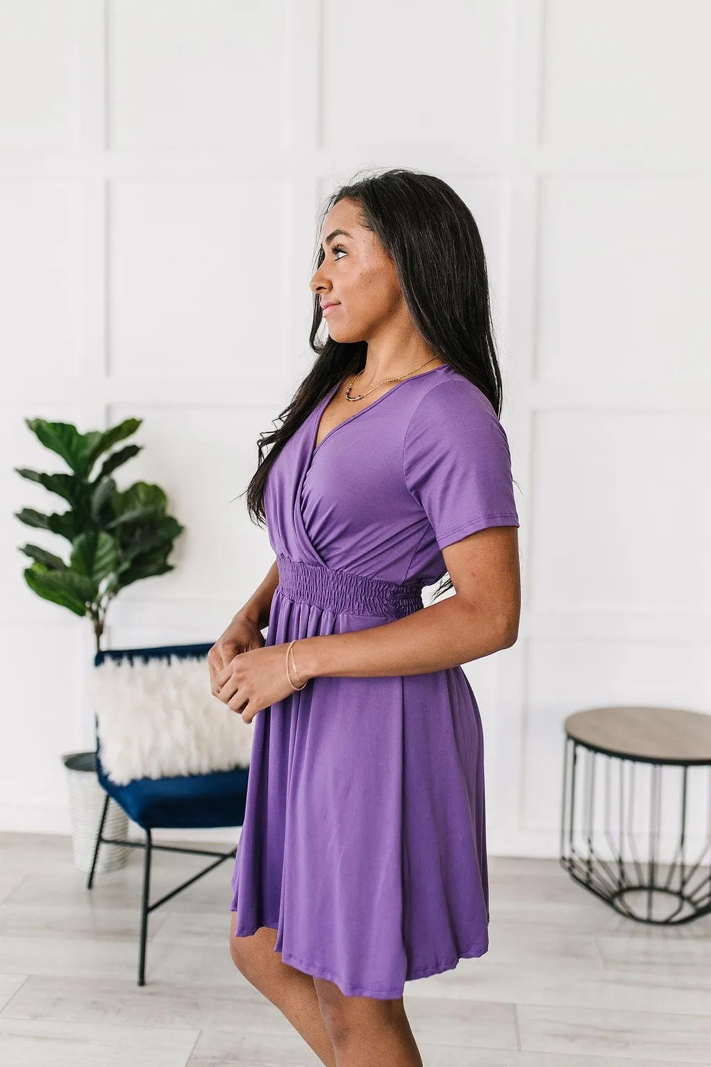 Hazel Blues® |  Miss Independent V-Neck Dress