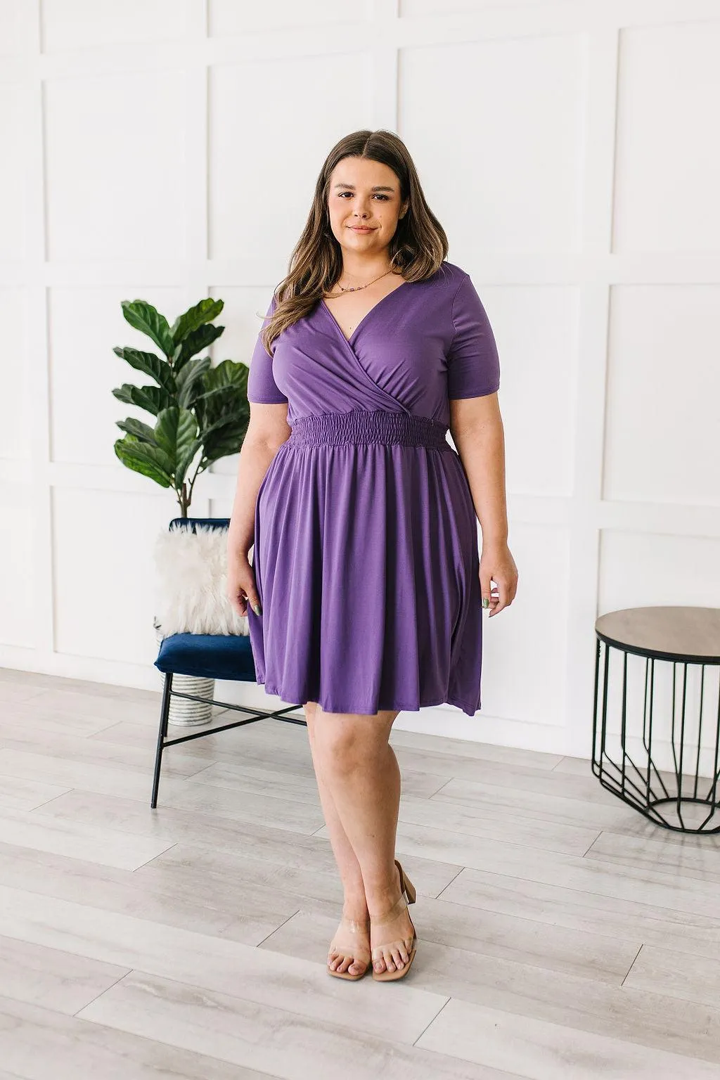 Hazel Blues® |  Miss Independent V-Neck Dress